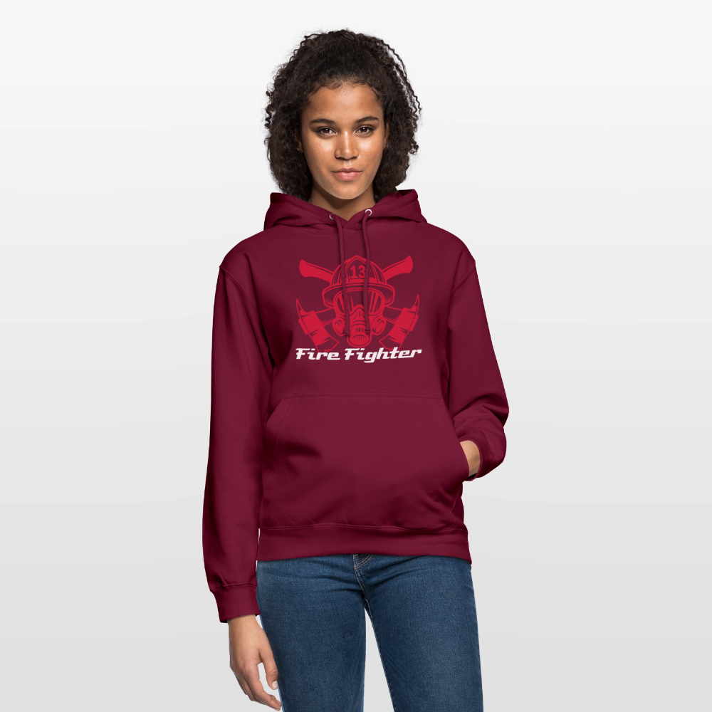 SSW2603 Fire Fighter Unisex Hoodie - Bordeaux