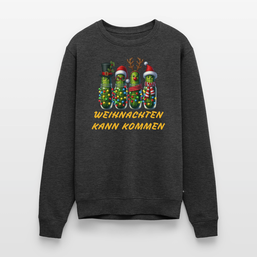 SSW2614WEIHNACHTEN KANN KOMMEN SWEATSHIRT - Anthrazit meliert