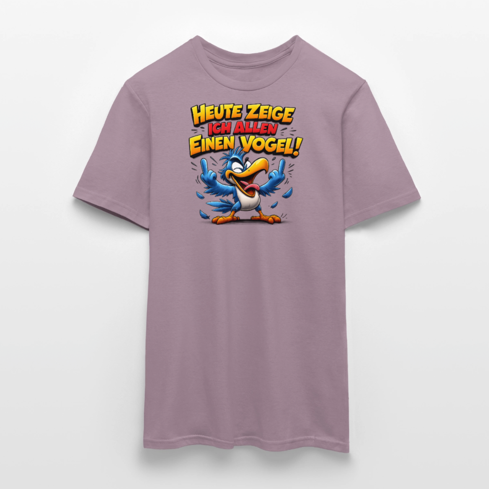 SSW2799 HEUTE ZEIGE ICH ALLEN EINEN VOGEL - Lilagrau 