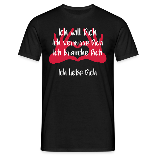 Ich liebe Dich - Schwarz