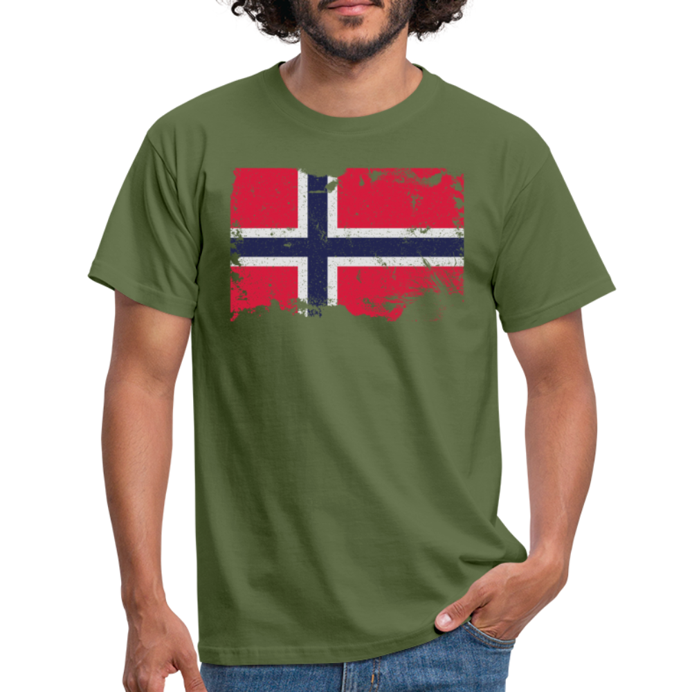 Flag of Norway - Militärgrün