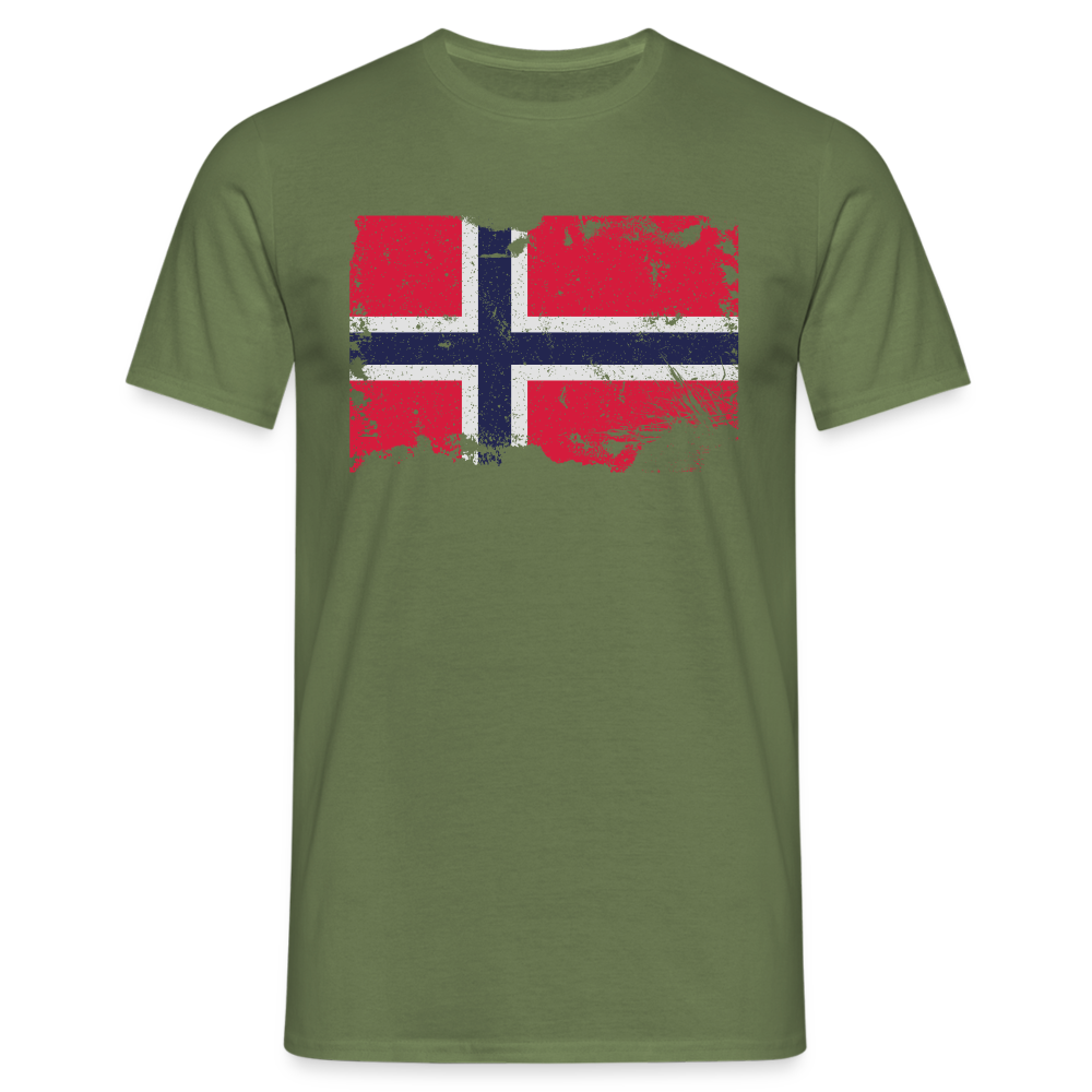 Flag of Norway - Militärgrün