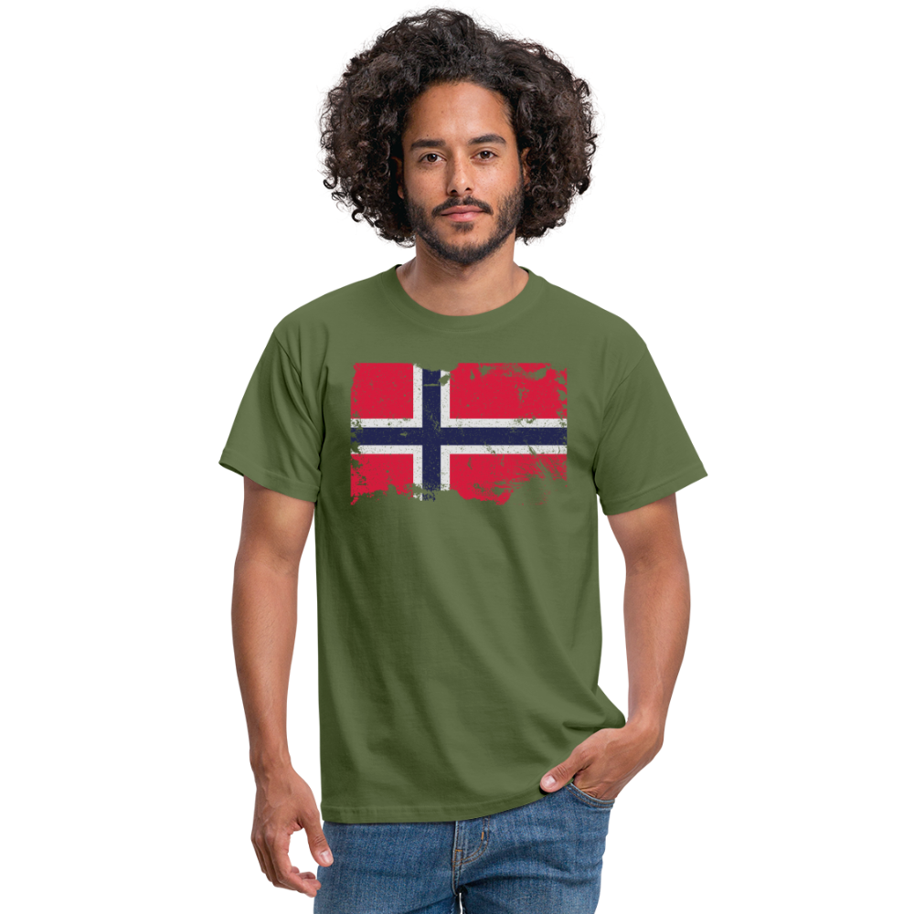 Flag of Norway - Militärgrün