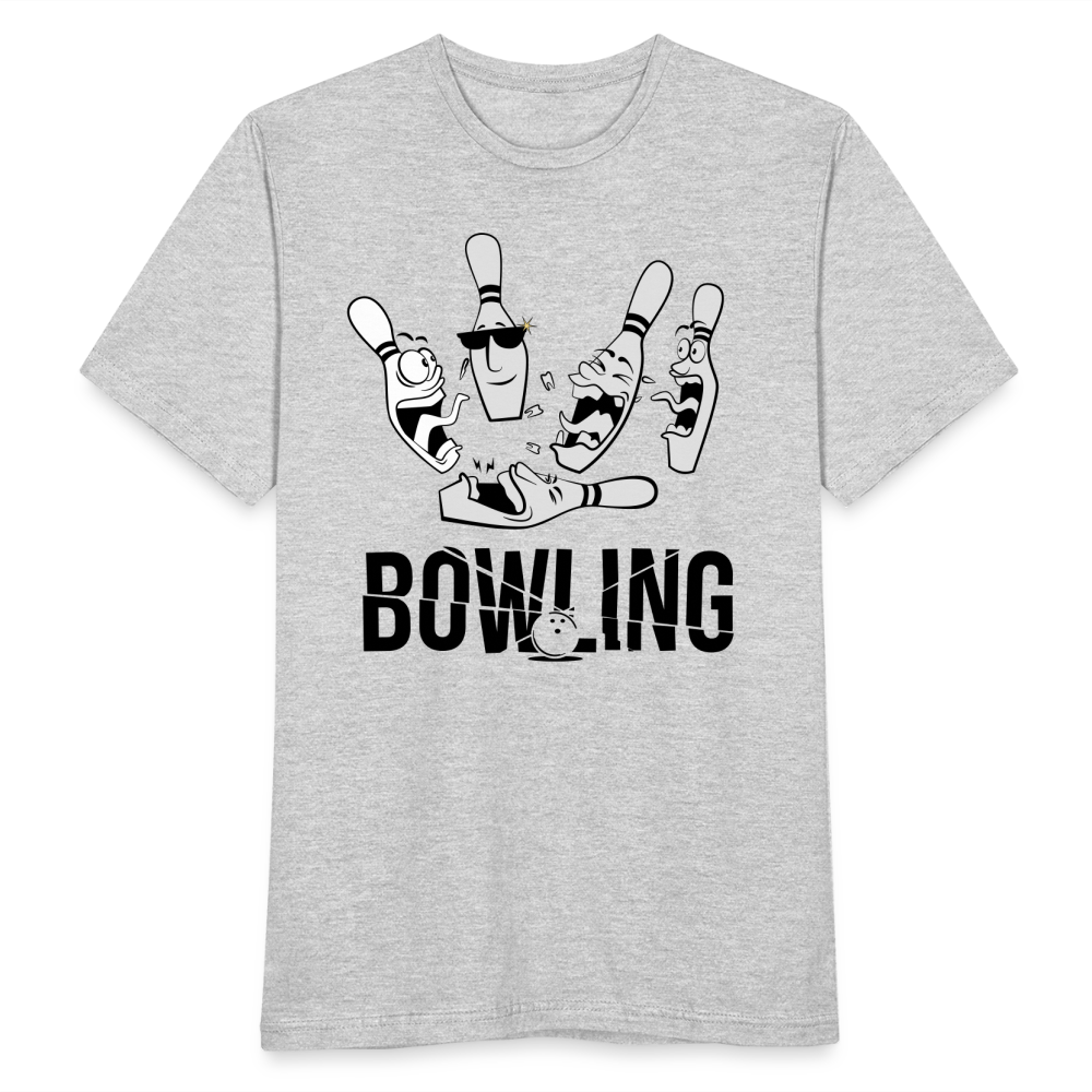 Bowling Lustig Figuren - Grau meliert