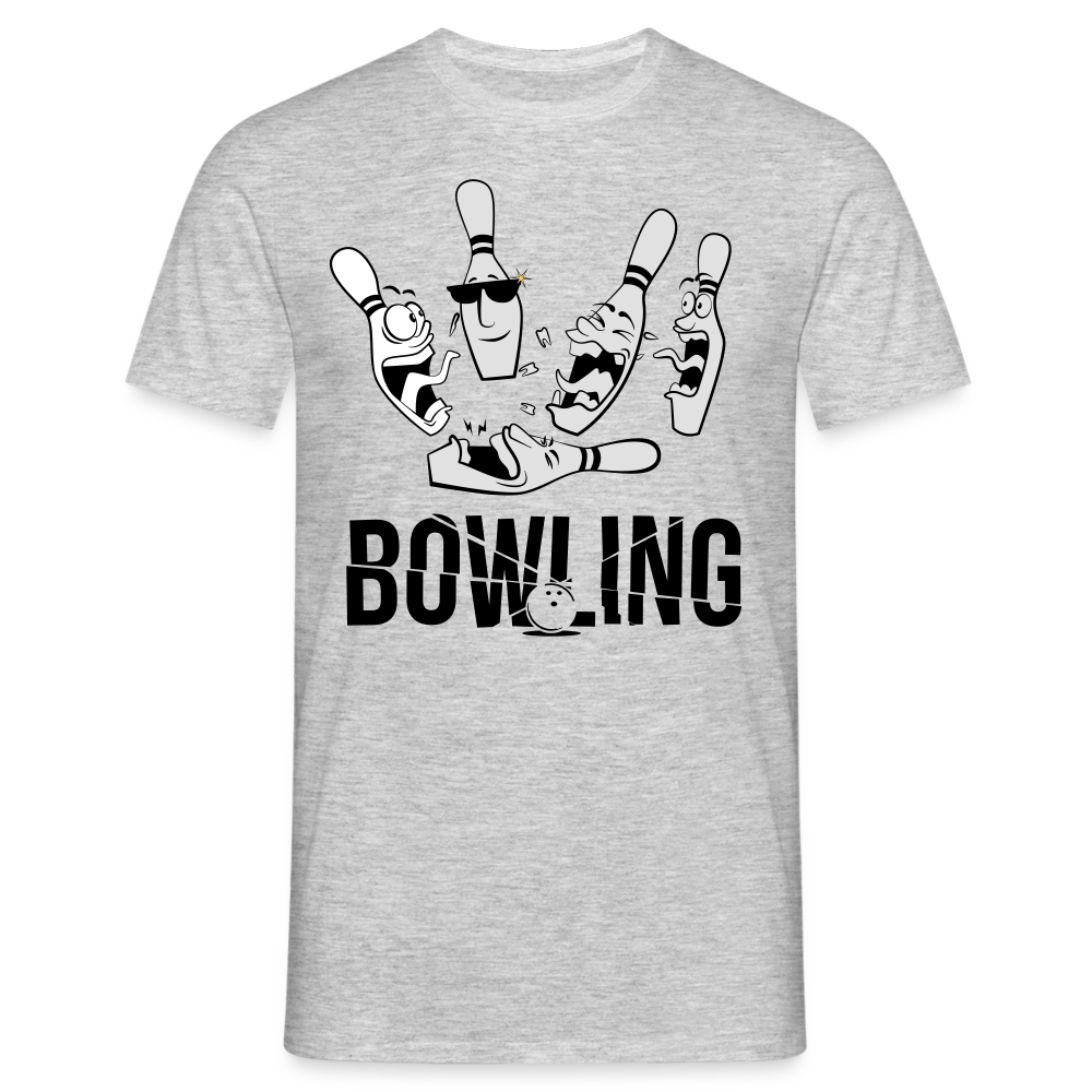 Bowling Lustig Figuren - Grau meliert