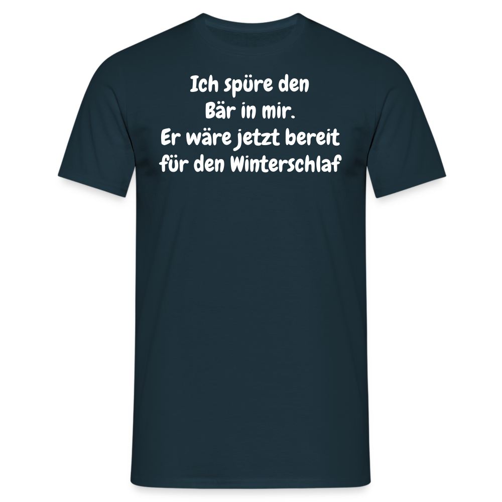 Ich spüre den Bär in mir. Er wäre jetzt bereit für den Winterschlaf - Navy