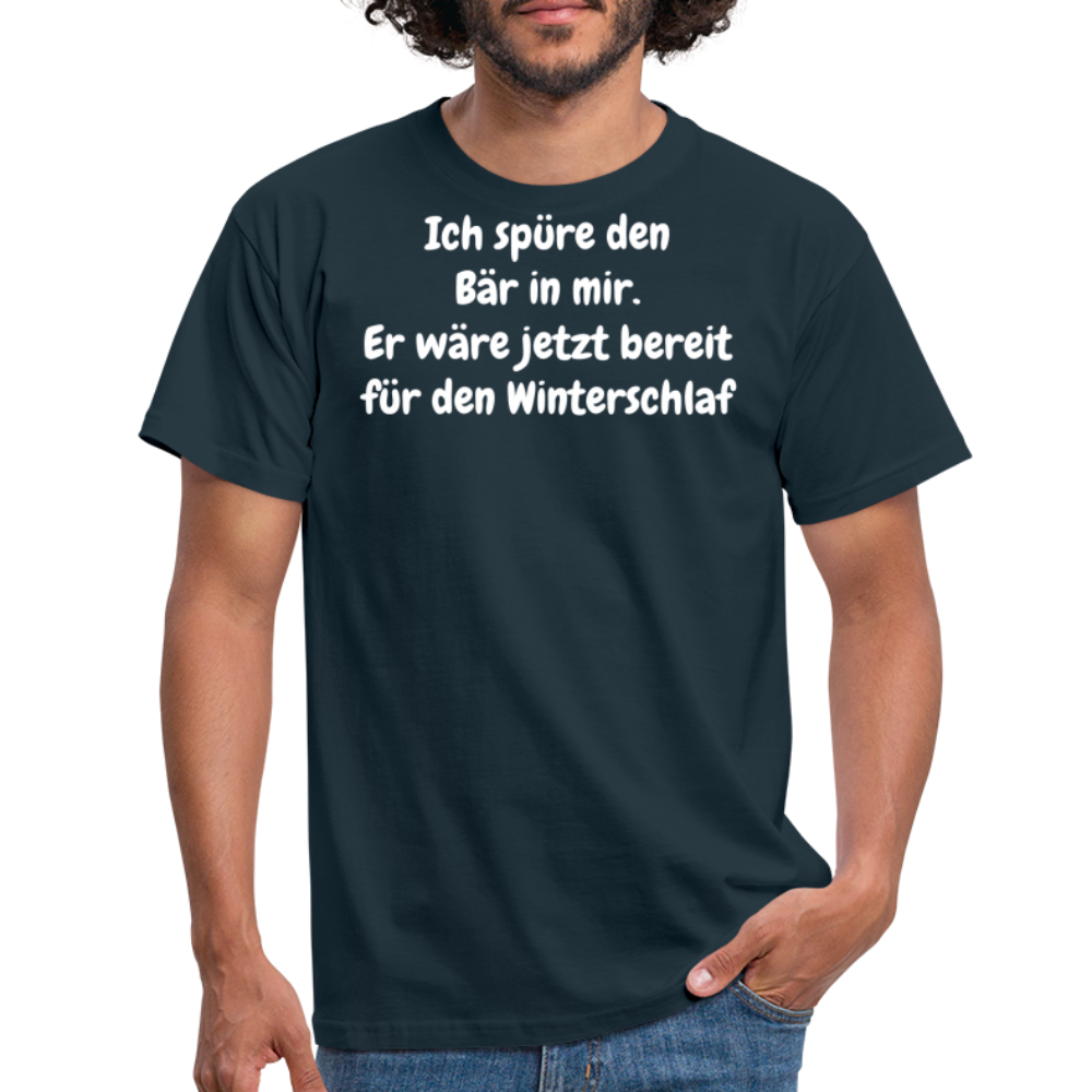 Ich spüre den Bär in mir. Er wäre jetzt bereit für den Winterschlaf - Navy