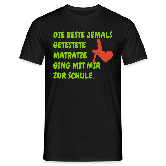 DIE BESTE JEMALS GETESTETE MATRATZE GING MIT MIR ZUR SCHULE. - Schwarz