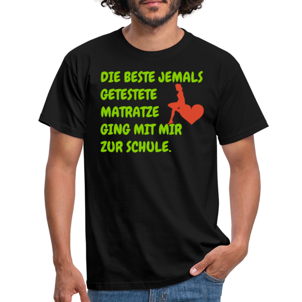 DIE BESTE JEMALS GETESTETE MATRATZE GING MIT MIR ZUR SCHULE. - Schwarz
