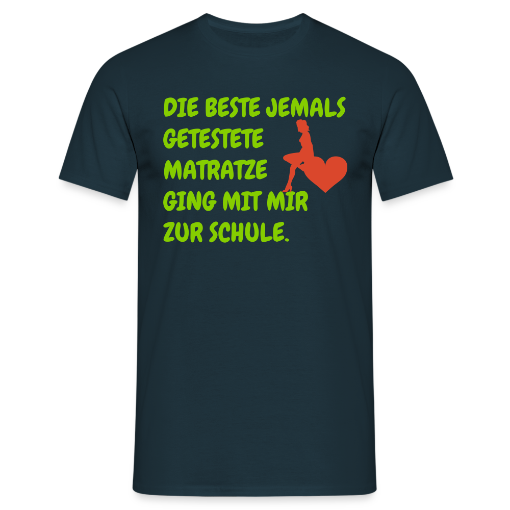 DIE BESTE JEMALS GETESTETE MATRATZE GING MIT MIR ZUR SCHULE. - Navy