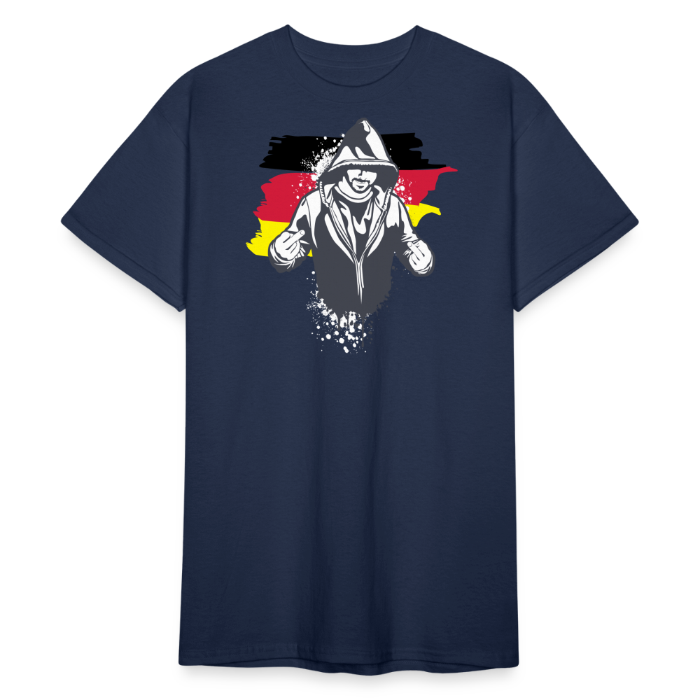 Tshirt Deutschlandflagge Kriminell - Navy
