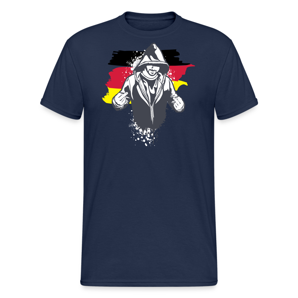 Tshirt Deutschlandflagge Kriminell - Navy