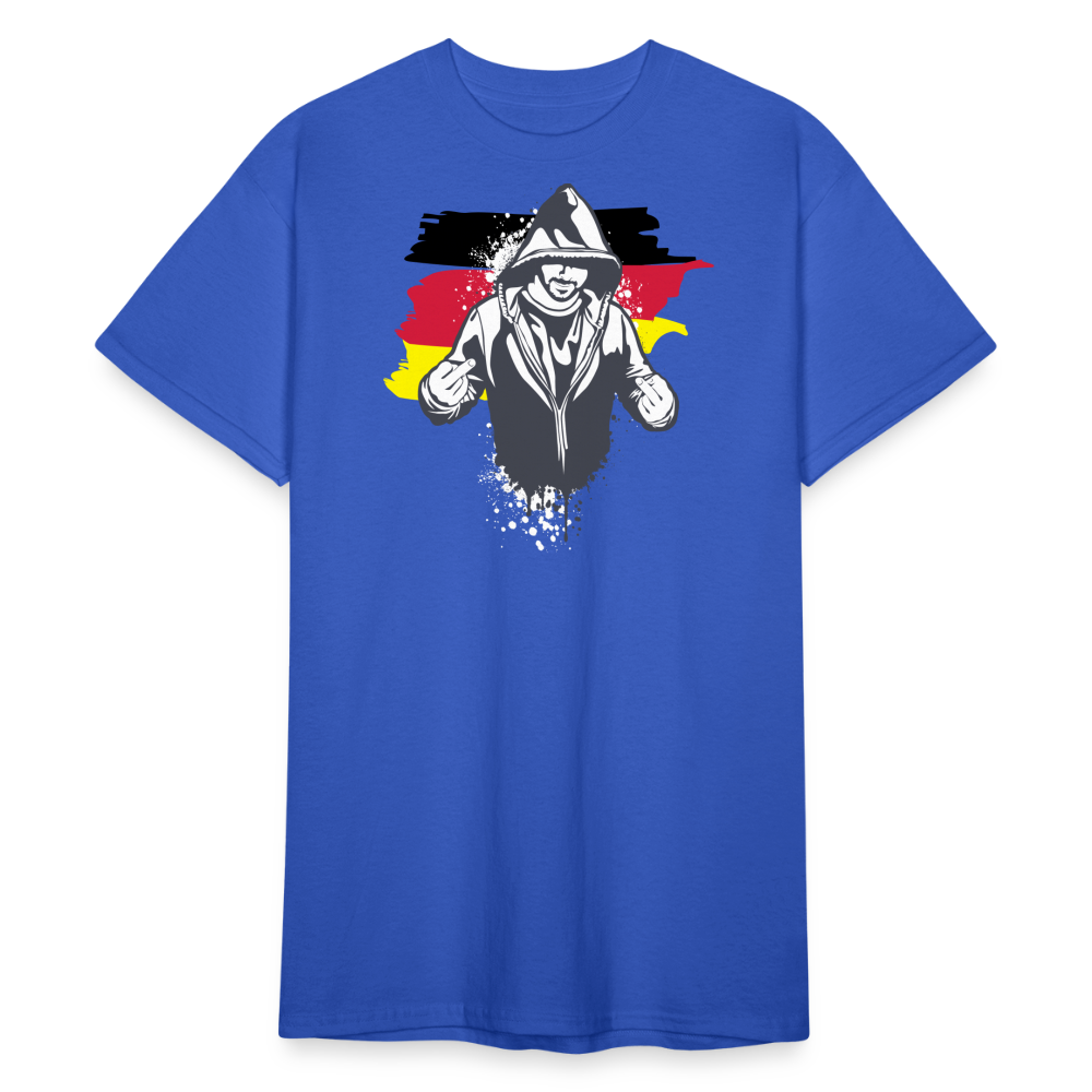 Tshirt Deutschlandflagge Kriminell - Königsblau