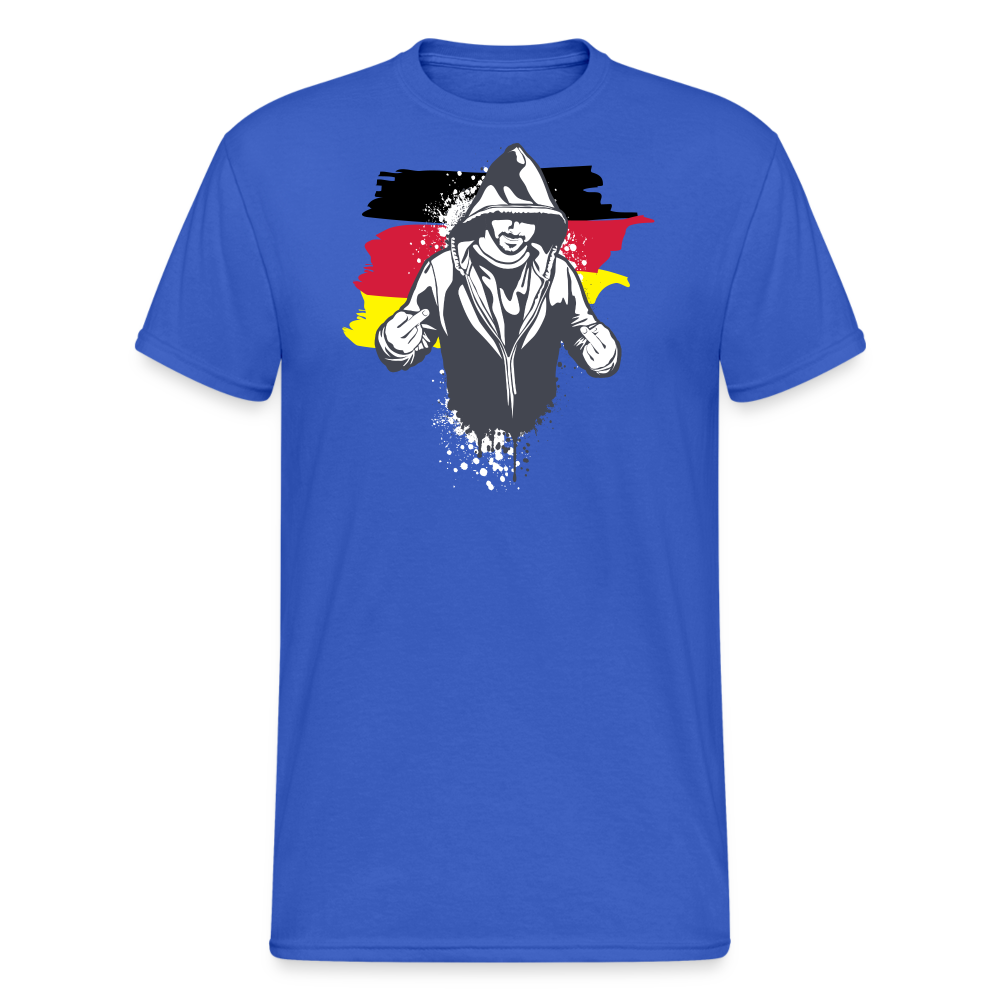 Tshirt Deutschlandflagge Kriminell - Königsblau