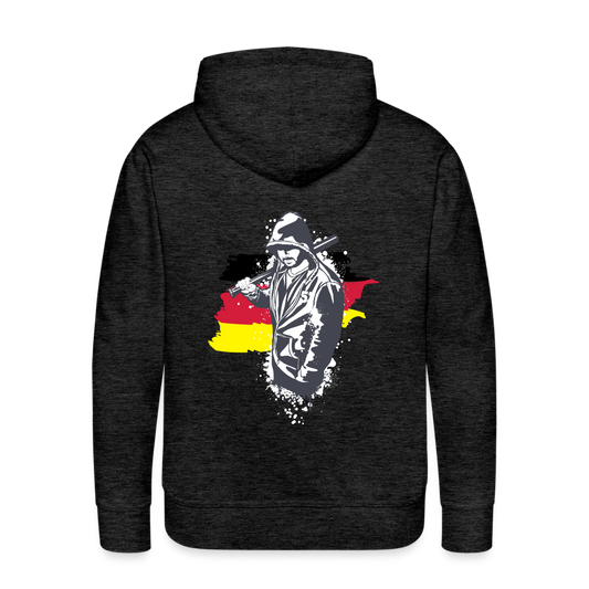 Hoodie  Kriminell Baseballschläger - Anthrazit