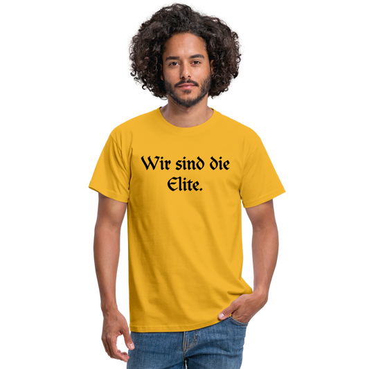 Wir sind die Elite. - Gelb
