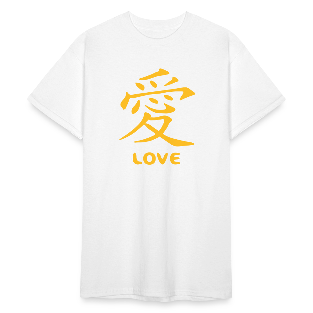 Love Zeichen - weiß