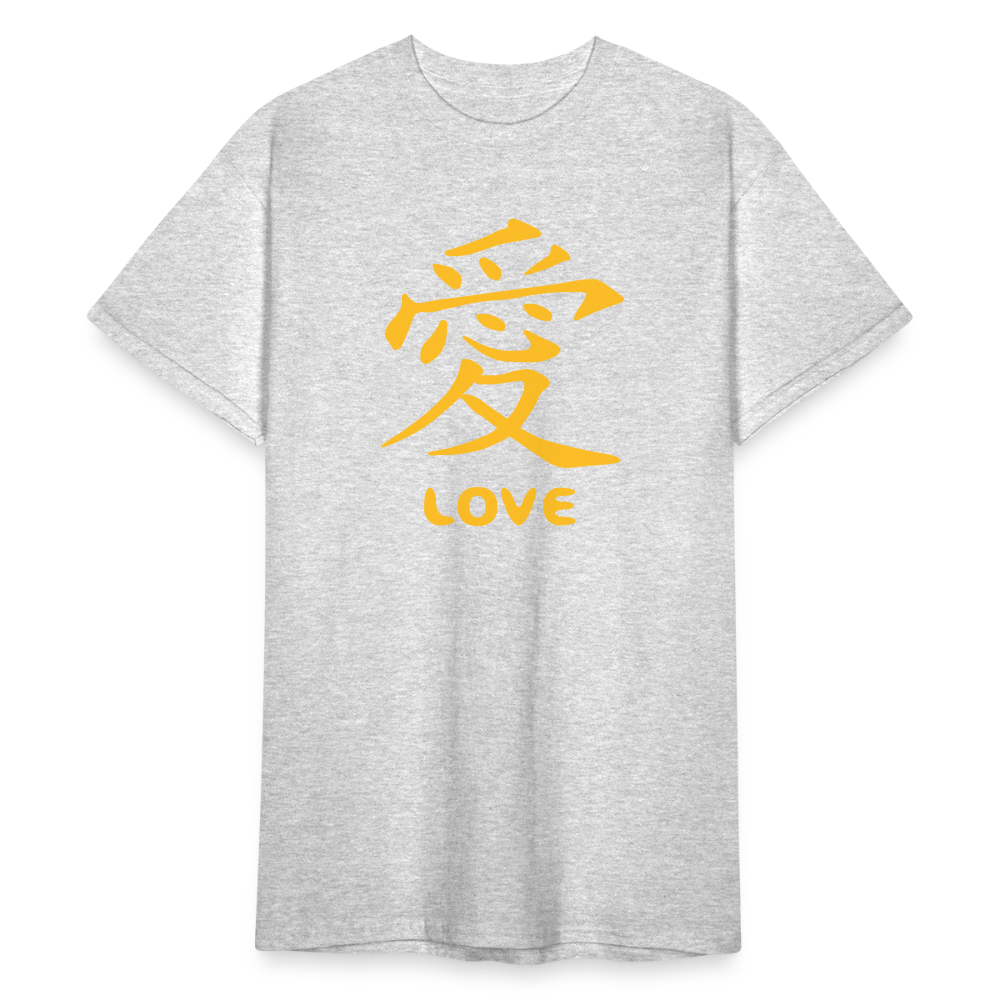Love Zeichen - Grau meliert