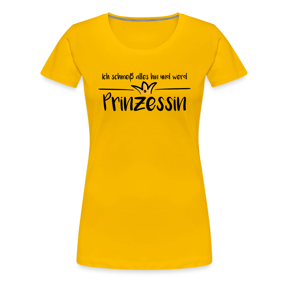 Ich schmeiß alles hin und werd Prinzessin - Sonnengelb