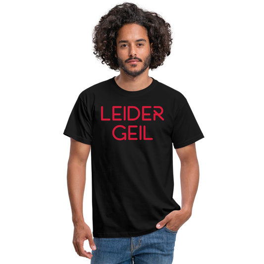 LEIDER GEIL in Rot - Schwarz