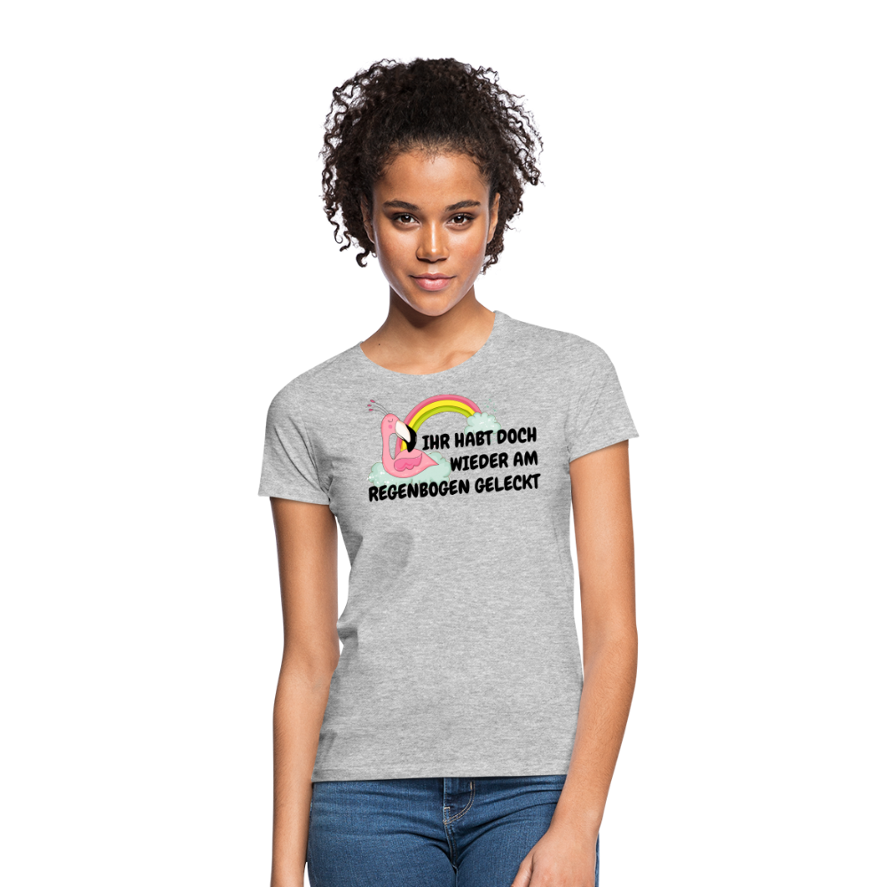 IHR HABT DOCH WIEDER AM REGENBOGEN GELECKT - Grau meliert