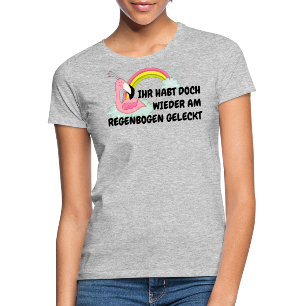 IHR HABT DOCH WIEDER AM REGENBOGEN GELECKT - Grau meliert