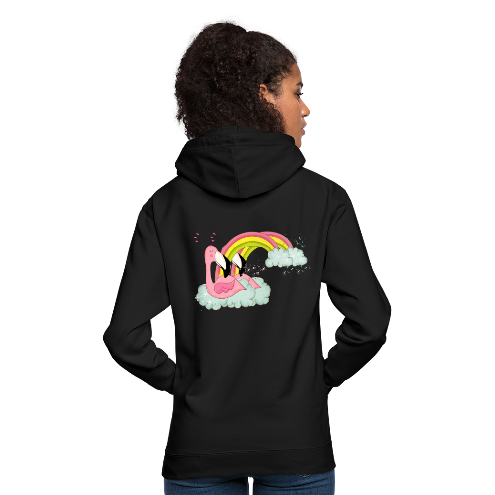 Flamingo Hoodie - Schwarz