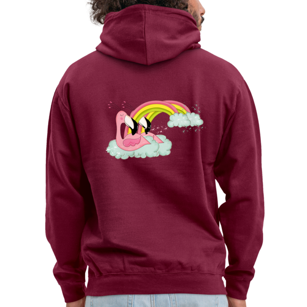 Flamingo Hoodie - Bordeaux