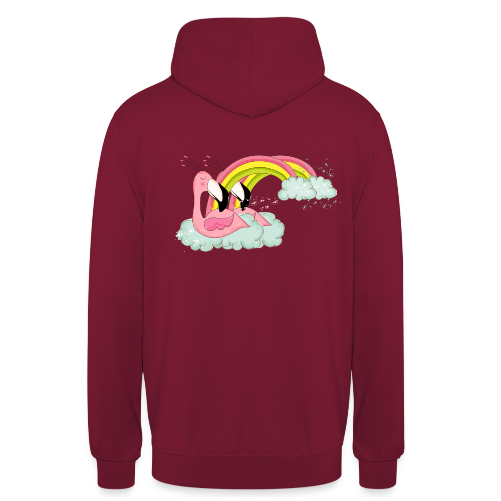 Flamingo Hoodie - Bordeaux