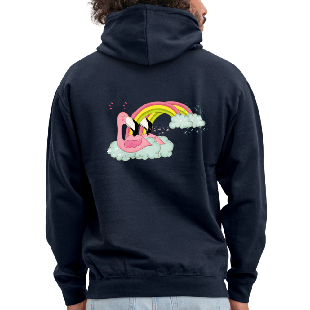 Flamingo Hoodie - Navy