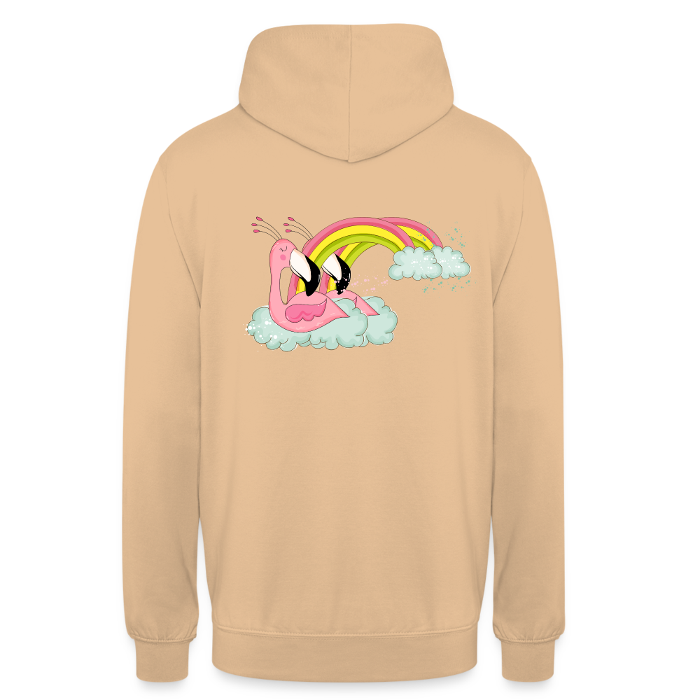 Flamingo Hoodie - Beige