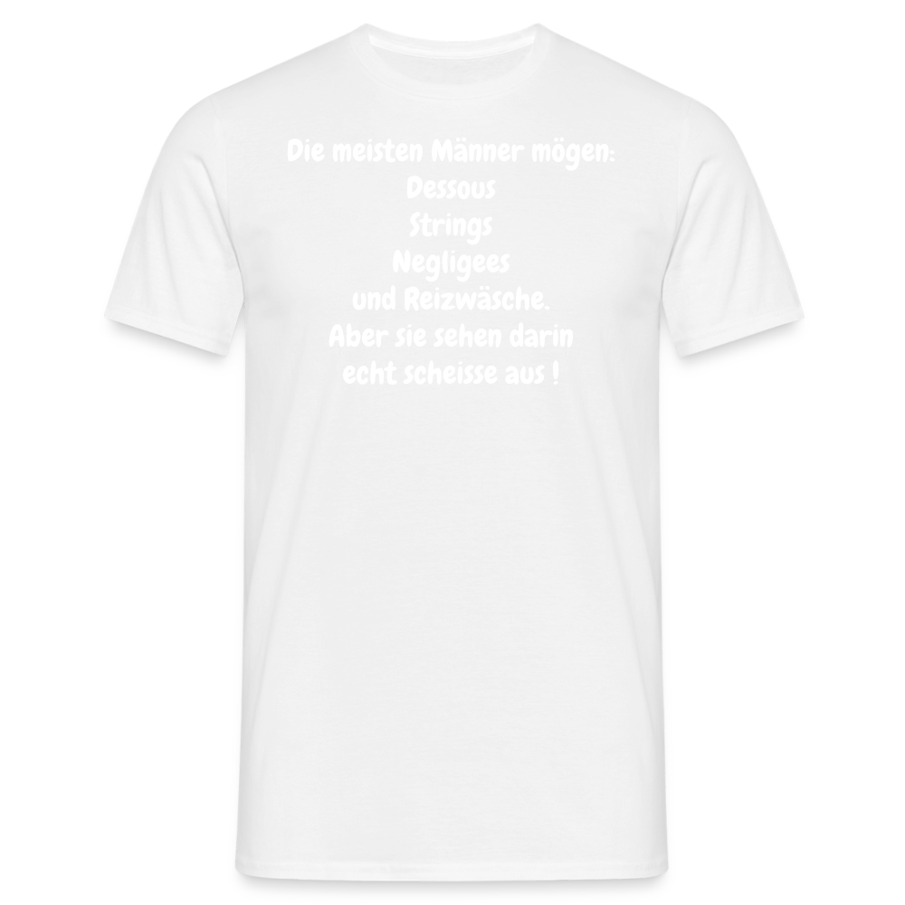 SSW344 Tshirt Die meisten Männer mögen Dessous Strings Negligees und