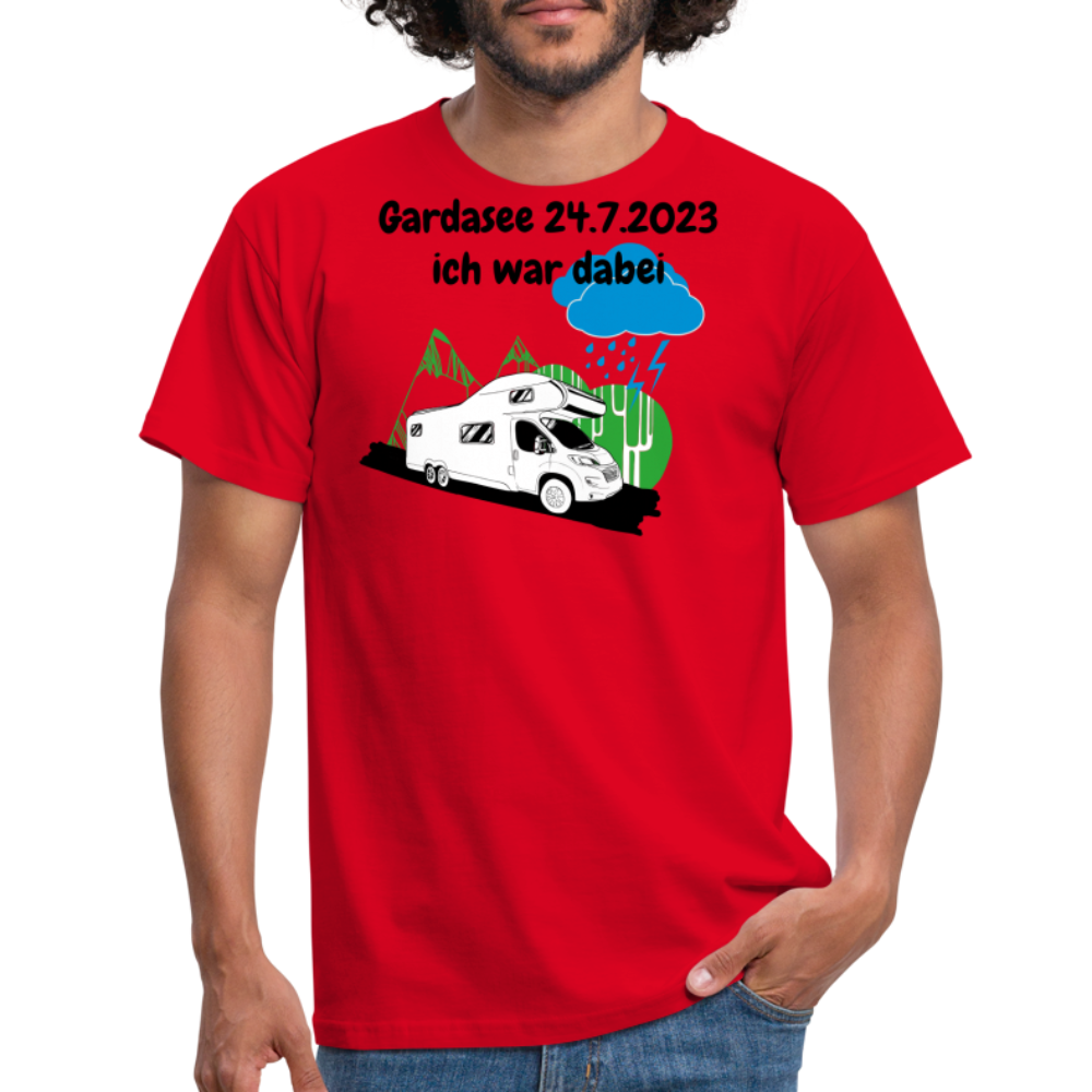 Gardasee 24.7.2023 ich war dabei Wohnmobil - Rot