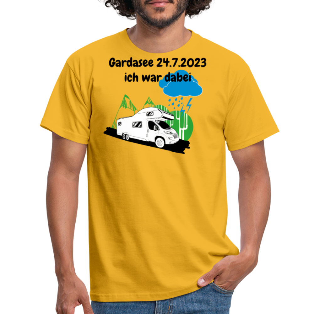 Gardasee 24.7.2023 ich war dabei Wohnmobil - Gelb