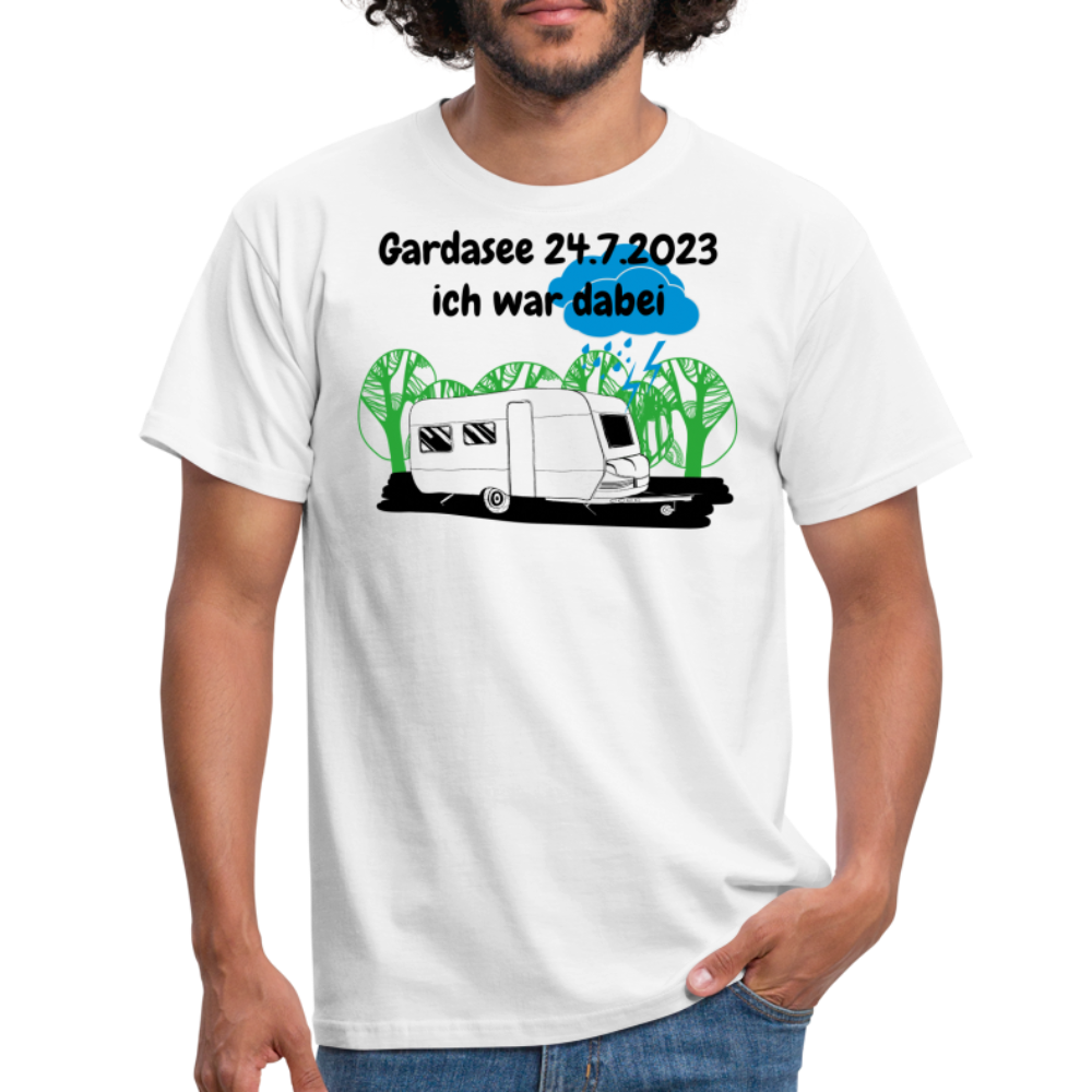 Gardasee 24.7.2023 ich war dabei Wohnwagen - weiß