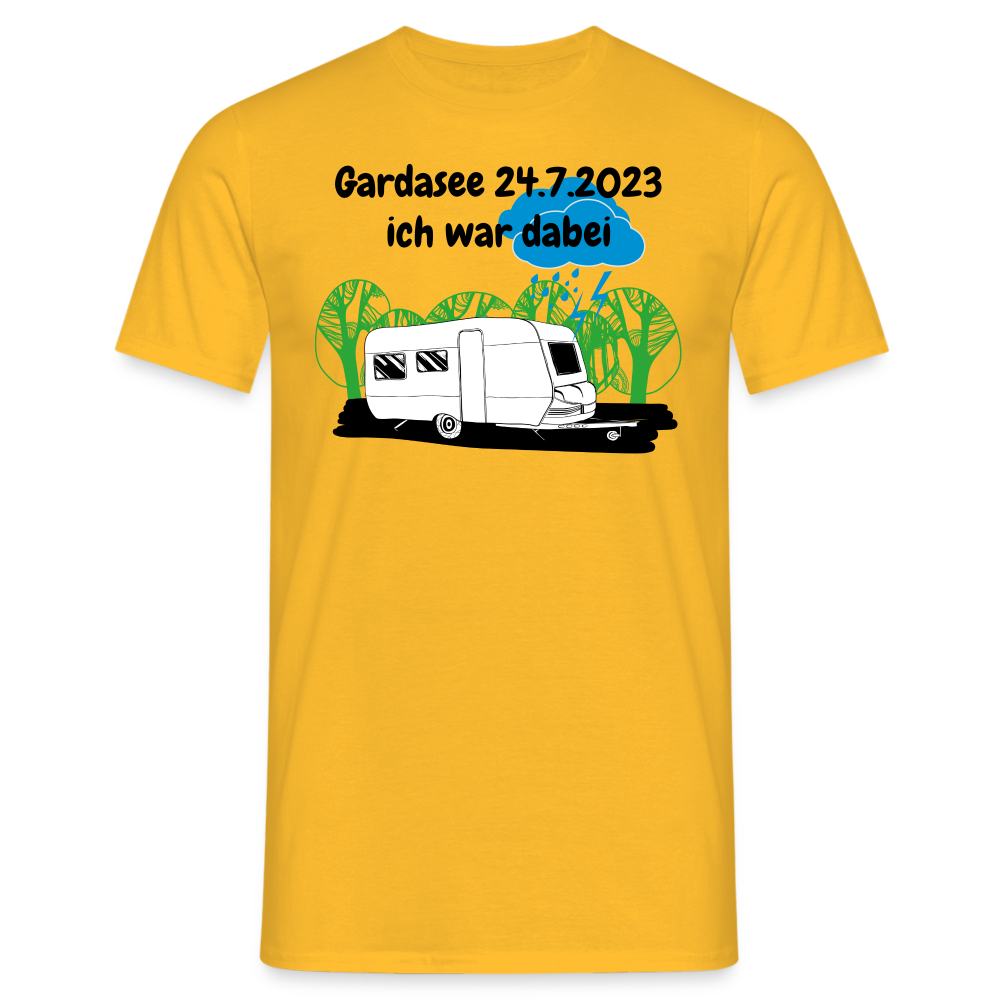 Gardasee 24.7.2023 ich war dabei Wohnwagen - Gelb