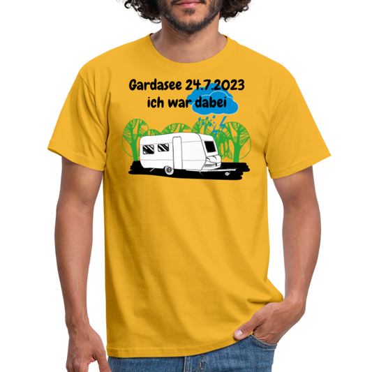 Gardasee 24.7.2023 ich war dabei Wohnwagen - Gelb