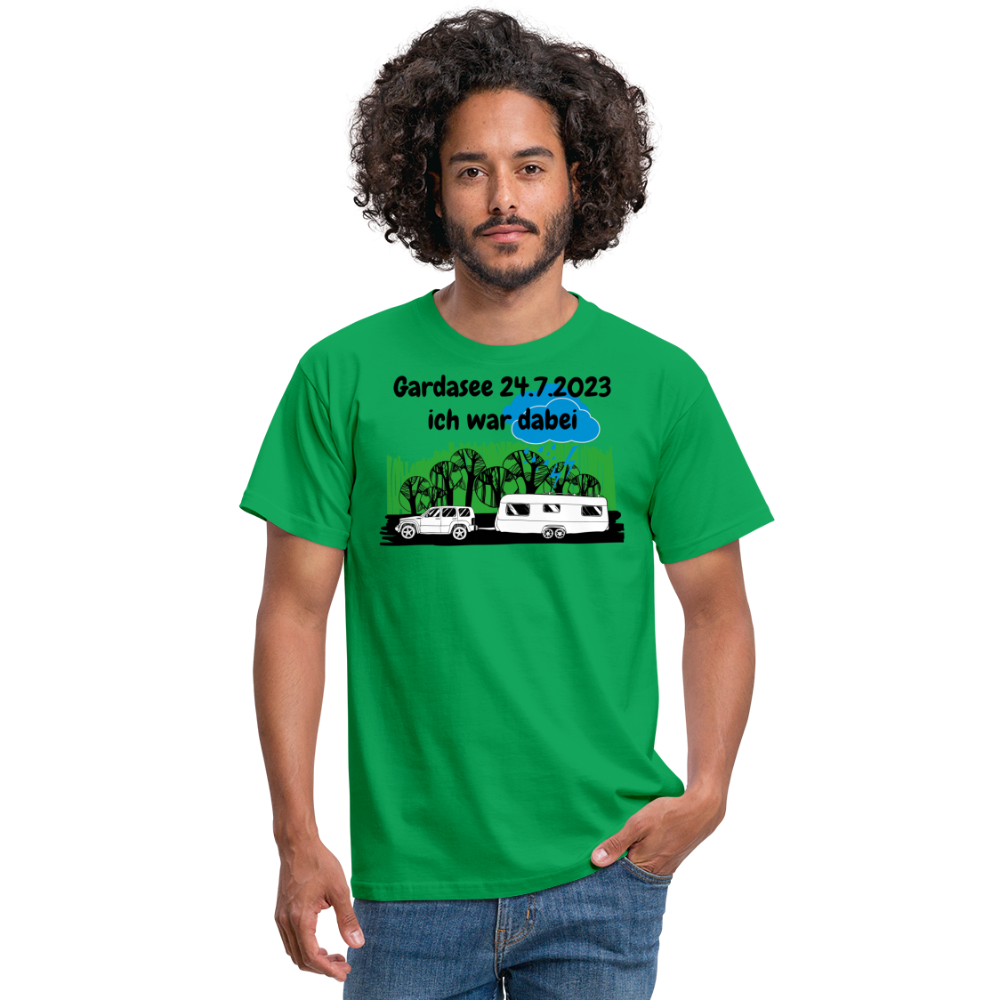 Gardasee 24.7.2023 ich war dabei Wohnwagen mit Auto - Kelly Green
