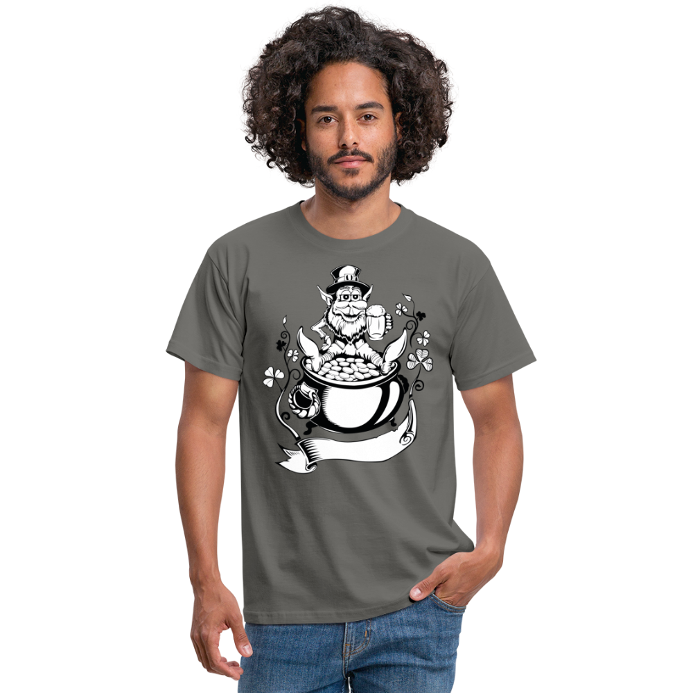 Kobold mit Topf voll Gold - Graphit