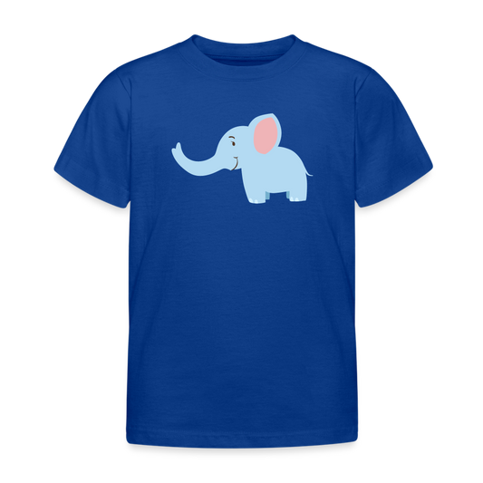 Kinder T-Shirt Baby Elefant - Royalblau