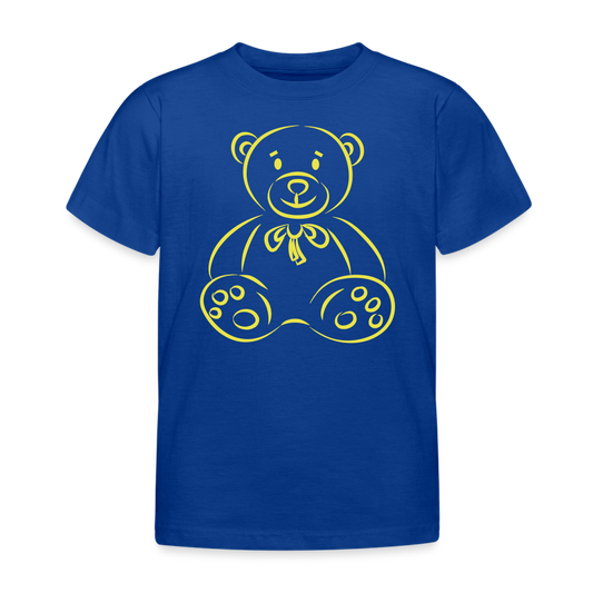 Kinder T-Shirt Teddy - Royalblau