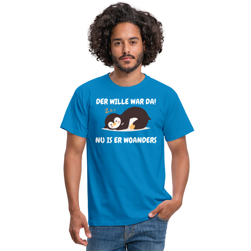 DER WILLE WAR DA! - Royalblau