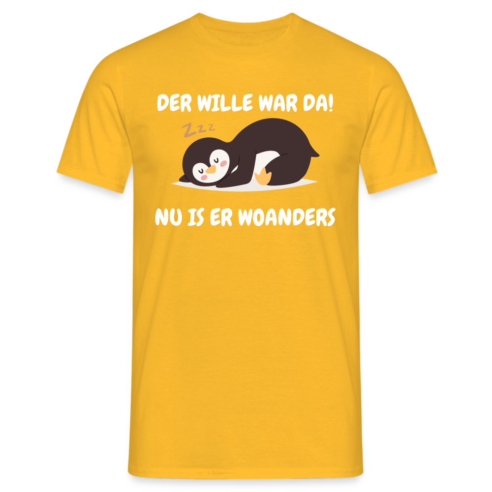 DER WILLE WAR DA! - Gelb