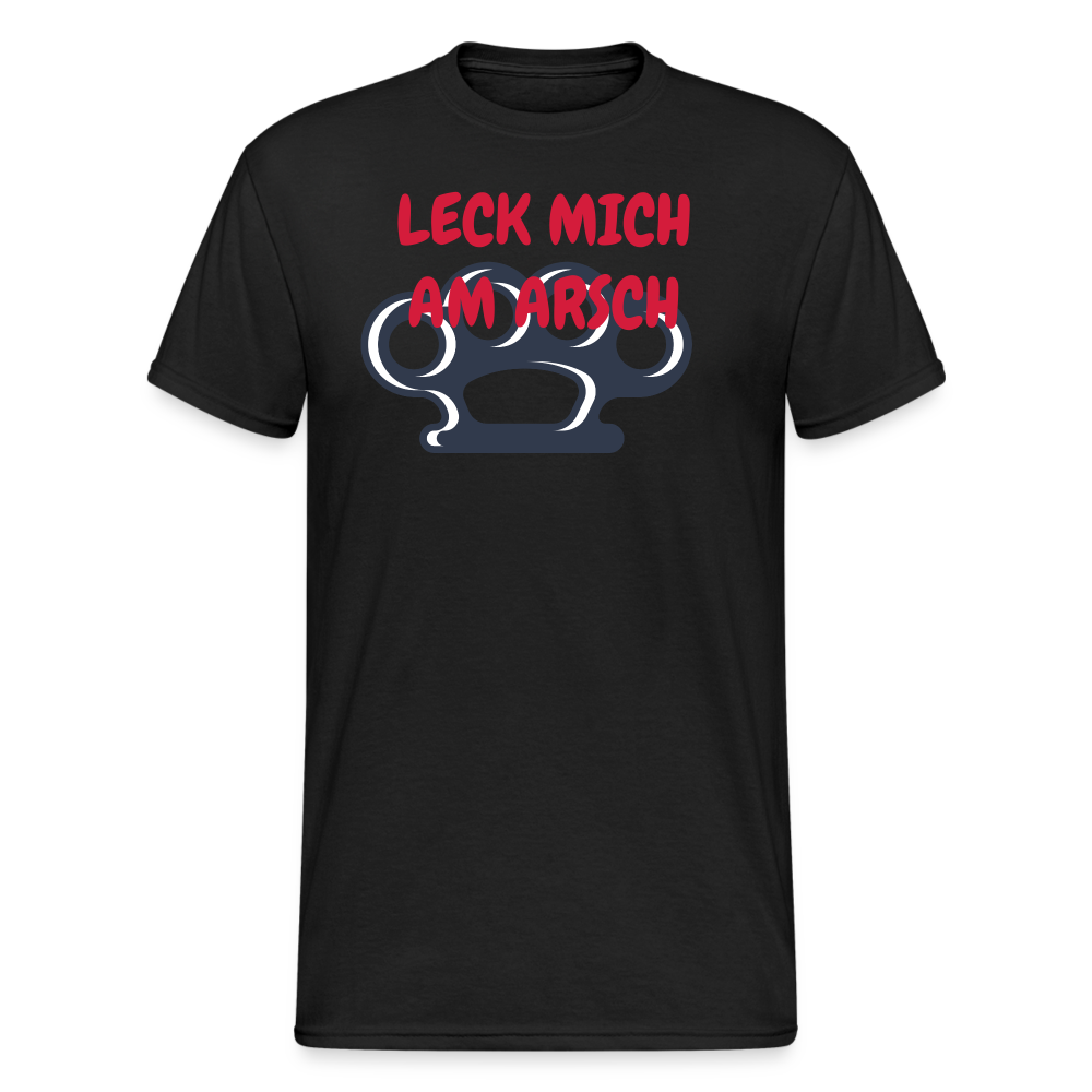 LECK MICH AM ARSCH - Schwarz