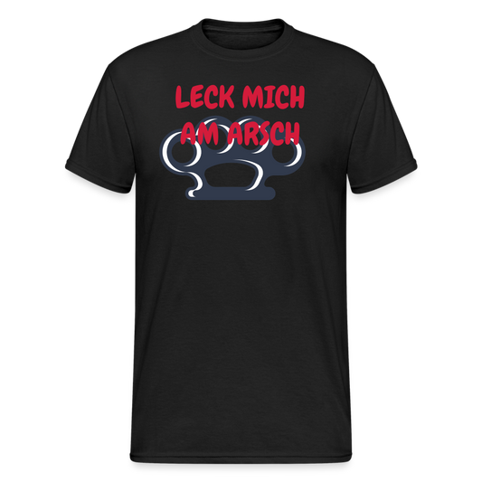 LECK MICH AM ARSCH - Schwarz