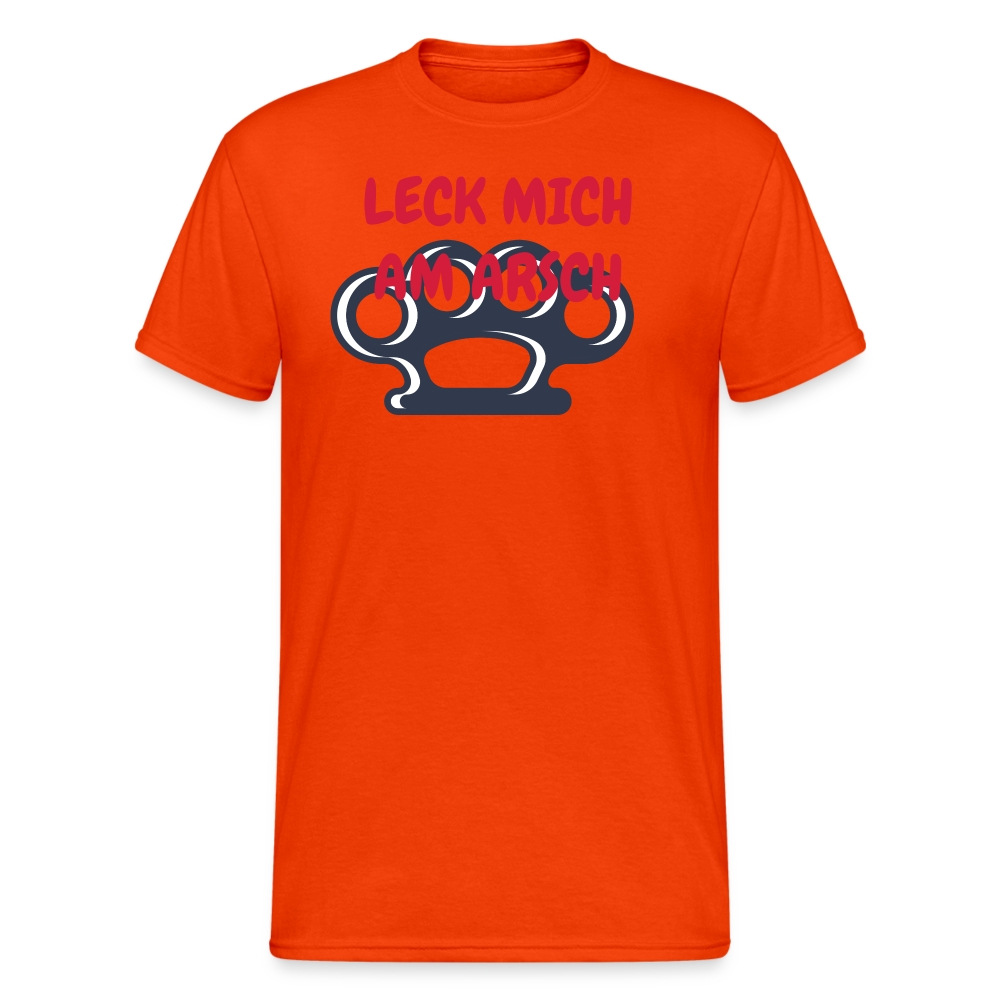 LECK MICH AM ARSCH - kräftig Orange