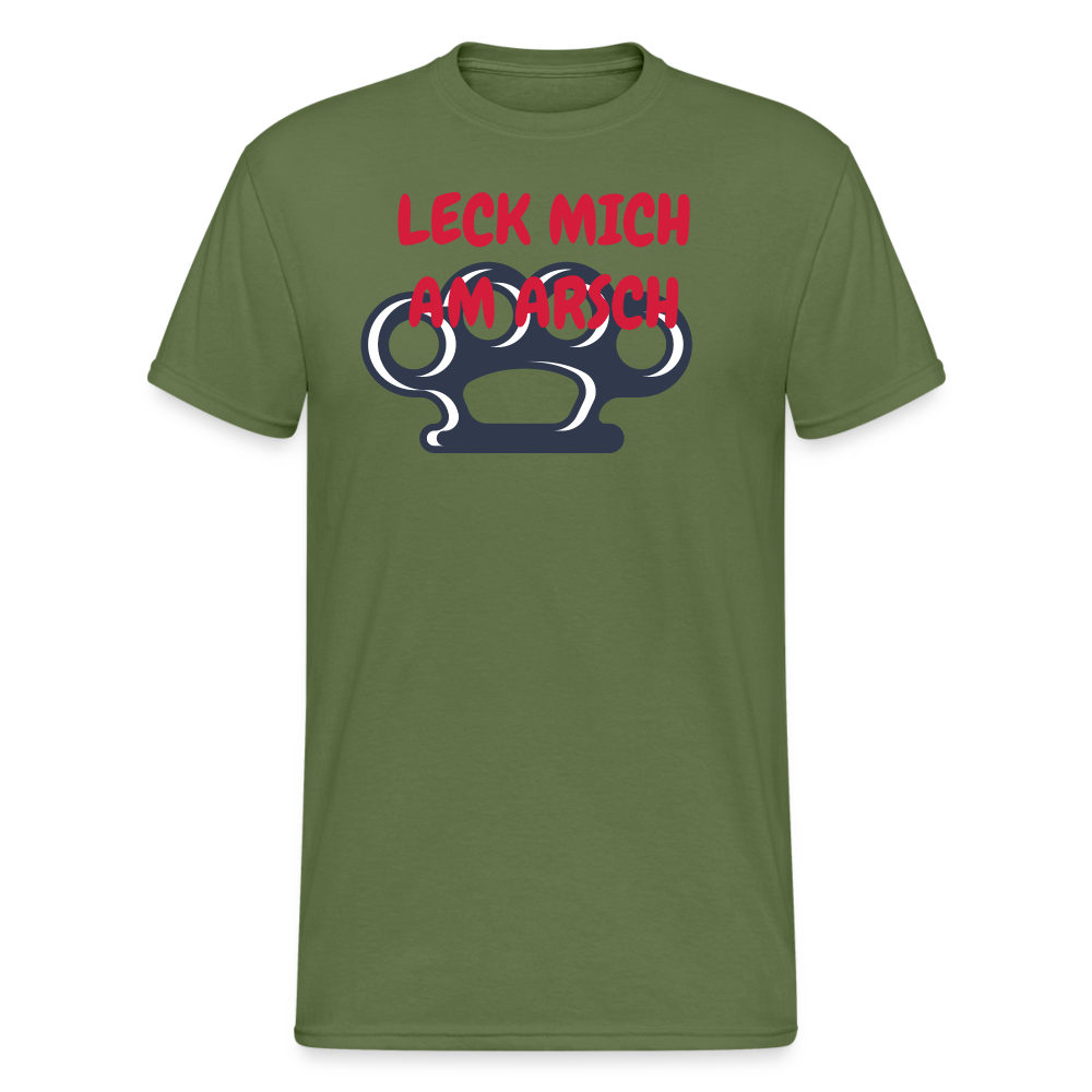 LECK MICH AM ARSCH - Militärgrün