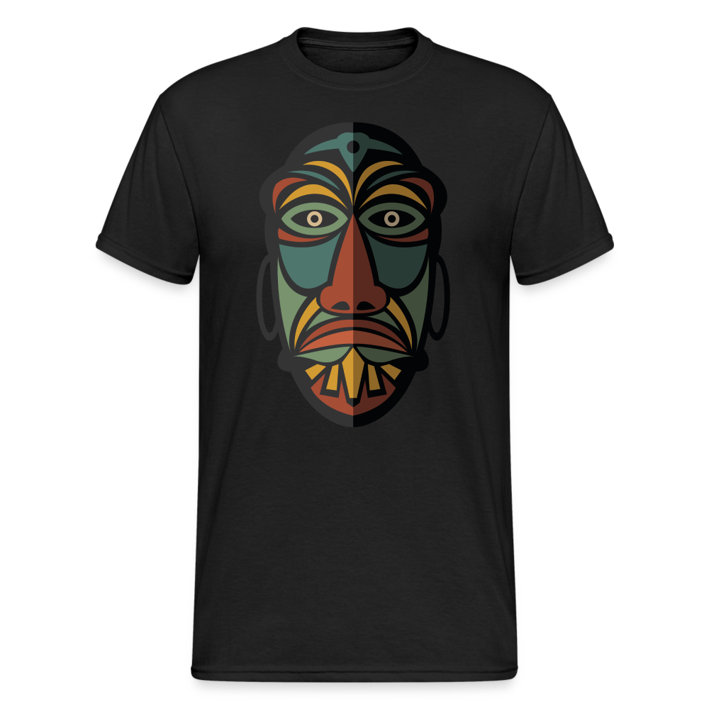 Afrikanische Maske - Schwarz