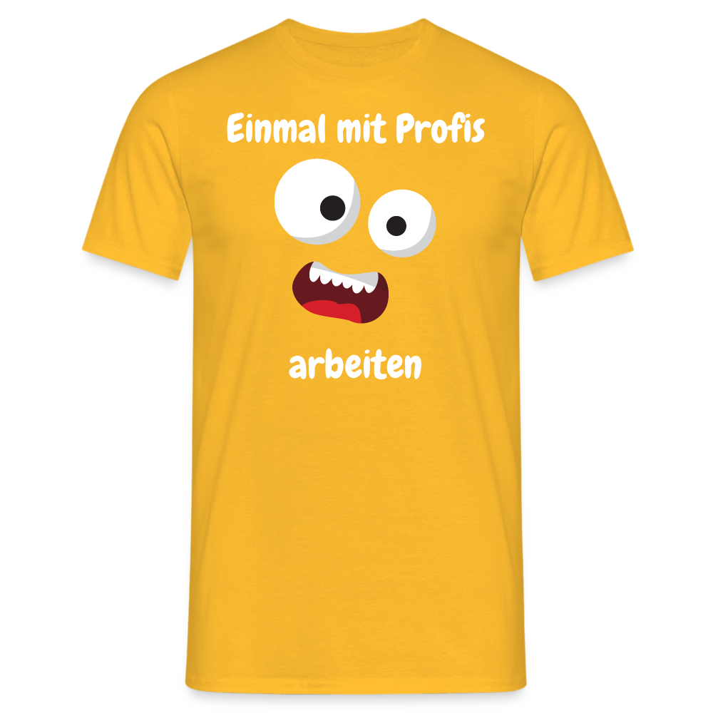 Einmal mit Profis     arbeiten - Gelb