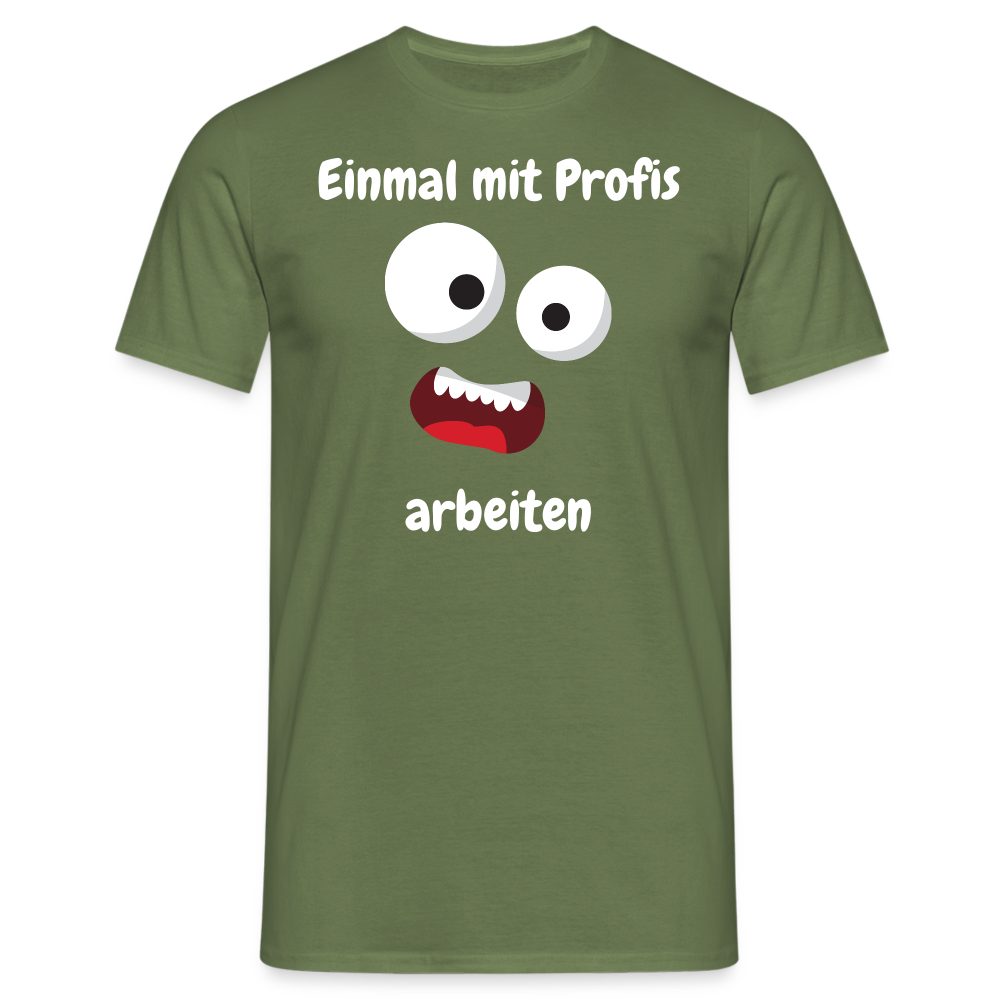 Einmal mit Profis     arbeiten - Militärgrün